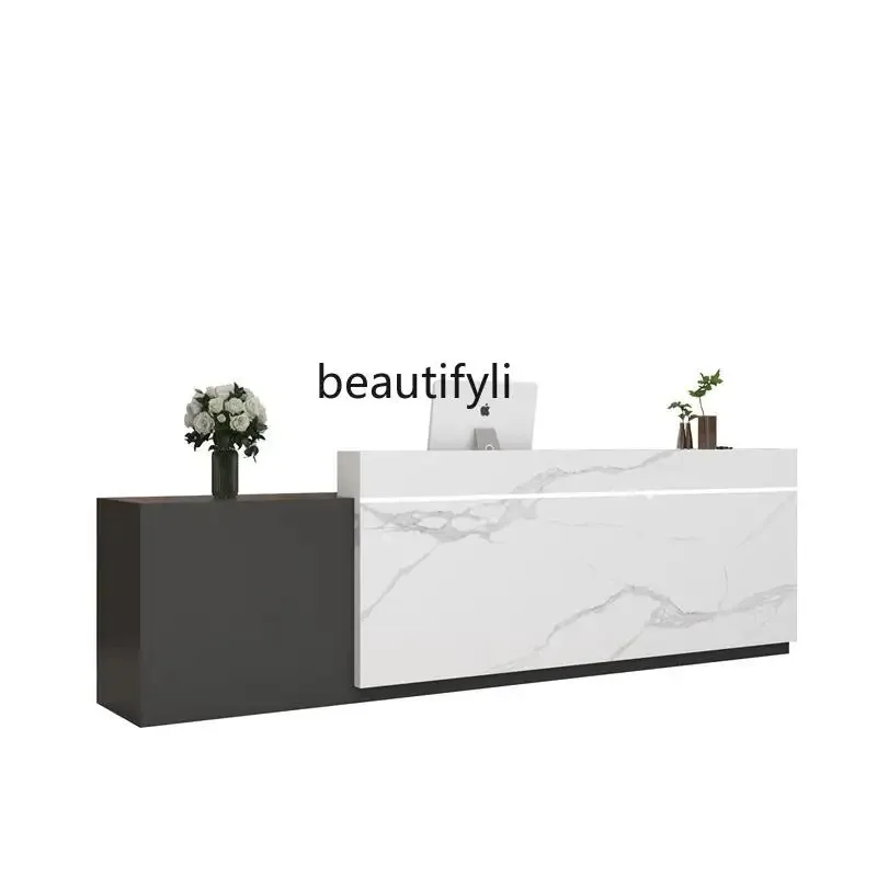 Hotel Sales Department Lobby Reception Desk Customized checkout page Modern Chinese store Company Hotel front desk