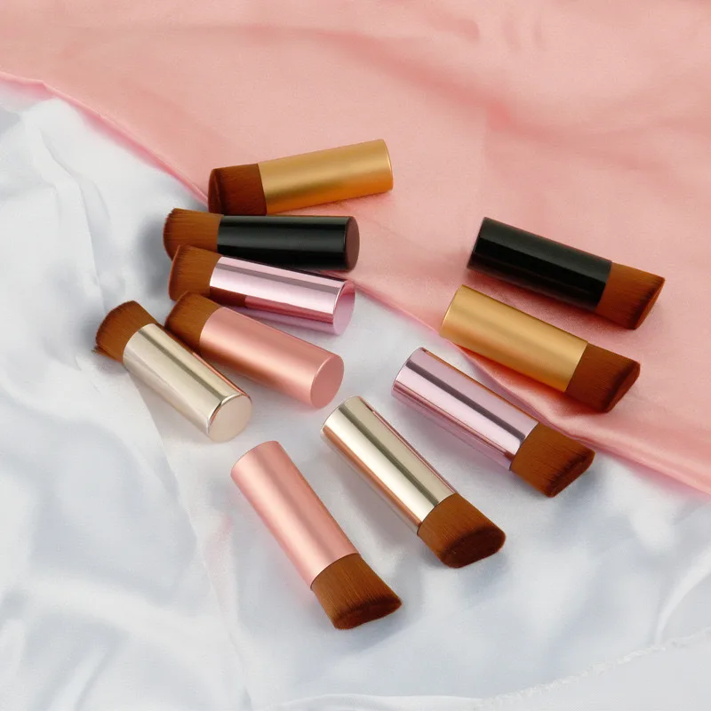 1PC Palm Brush Flat Inclined Head Foundation Make-up Brush Portable Foundation Make-up Makeup Brush Oblique Angle Contour Brush