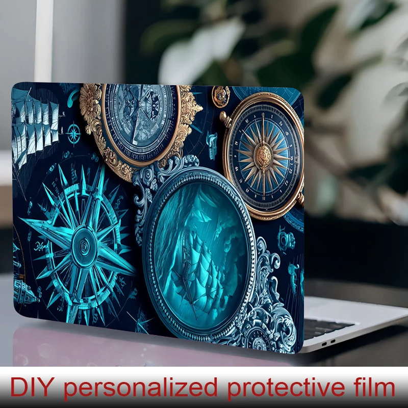

2 наклейки для ноутбуков, абстрактная защитная пленка под витраж, наклейка для самостоятельного изготовления, устойчивая к царапинам.