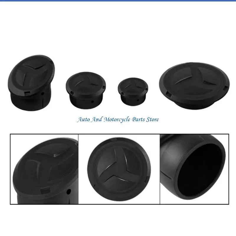 P9FD 1 Set Rahmen Loch Kappen Stecker Universal Zubehör für R1200 R1250 R1250 Adventure Schwarz – Detail 1