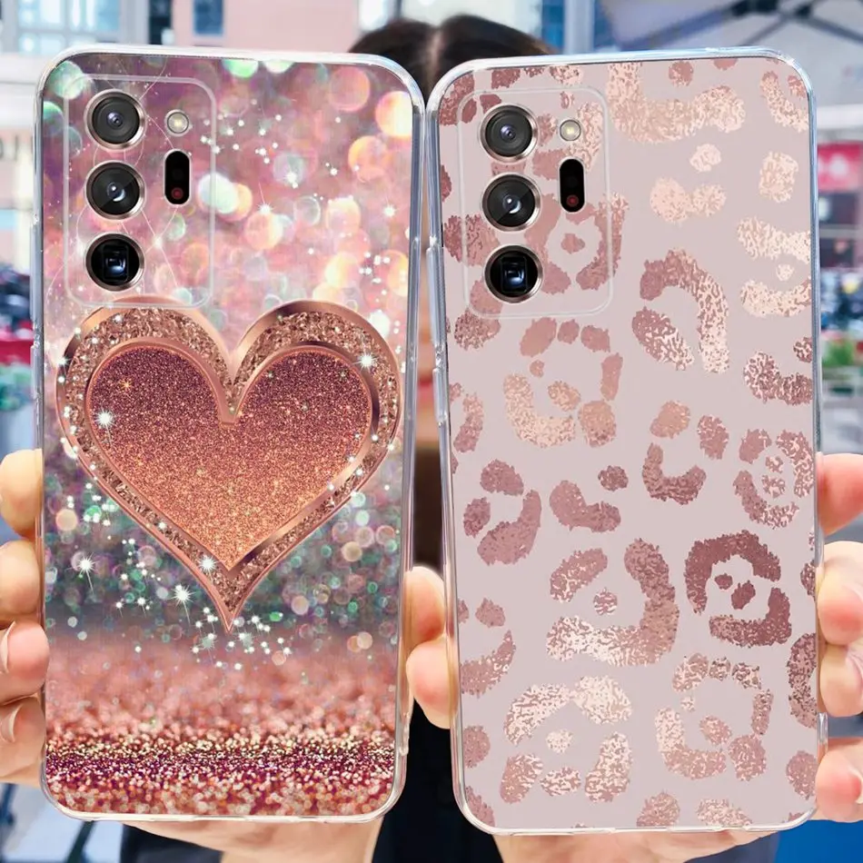 For Samsung Galaxy Note 20 Ultra 5G Phone Case Samsung Note20 20Ultra Elegant Printing Soft Silicone TPU Back Cover