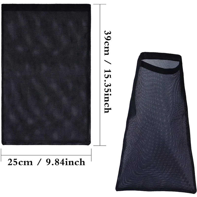 ถุงผ้าสำลีช่องระบายน้ำ3แพ็คถุงหูรูดสำหรับเครื่องเป่าลมจับผ้าสำลีและฝุ่นกลางแจ้ง