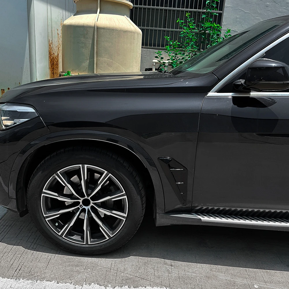

Pair of Side Wing Air Flow Fender Vent Covers 2 Pieces Compatible with For BMW For X5 G05 2019 2022 Including For X5M