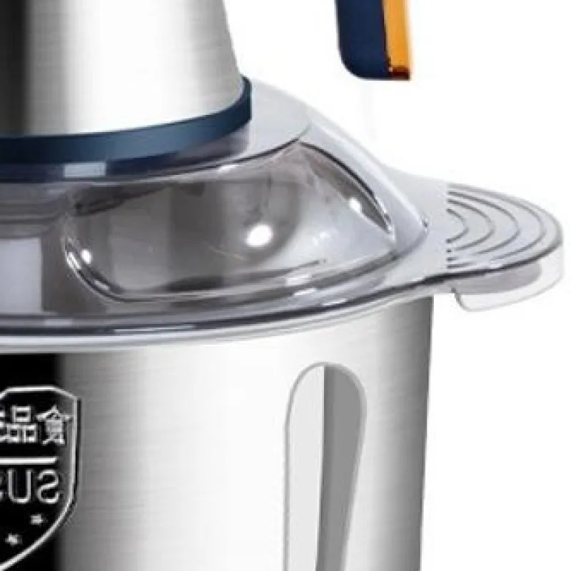 

5L Food Vegetable Processor 500W Electric Chopper Stainless Steel Food Crusher for Ground Beef Deer Chicken