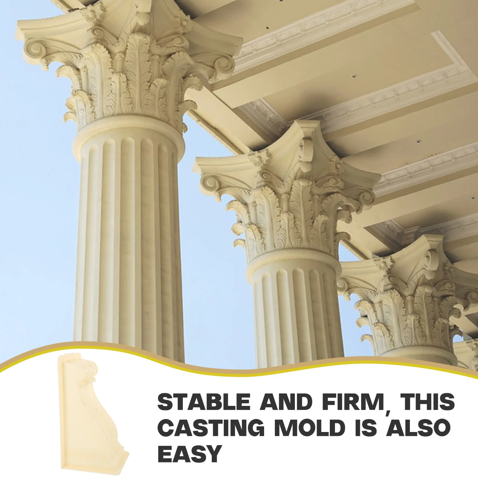 

Corbel Mold for Villa European Style Decorative Concrete Casting Mold DIY Cement Molding for Architectural Landscaping