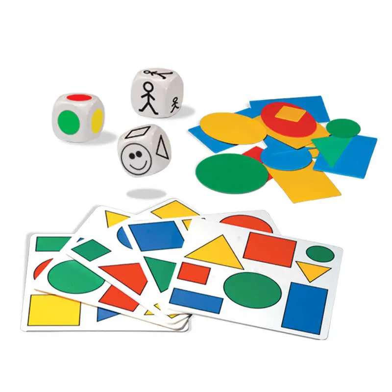 

Multifunctional training set Children's educational toys Size, shape, color recognition card