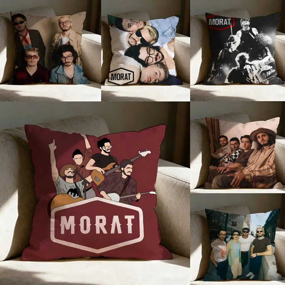 M-morat Band Pillow Case Pillowcase, Double-sided Printed, Sofa Cushion, Bedroom Headboard Pillow