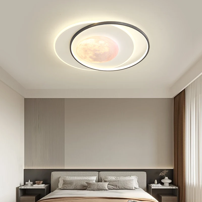 Lampadario rotondo creativo per la casa luci per soggiorno sala da pranzo camera da letto Hotel Hall moderno lampadario a soffitto a LED arredamento per interni