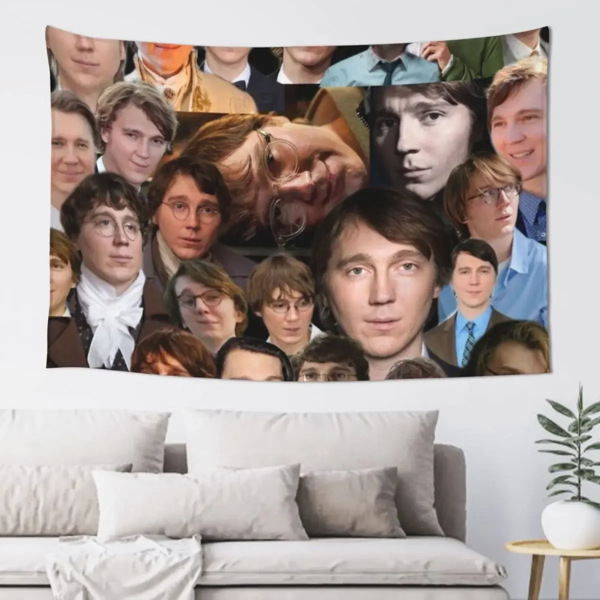 paul dano - I love paul dano photo collage Tapestry Wall Decorations Room Decoration Aesthetic Tapestry