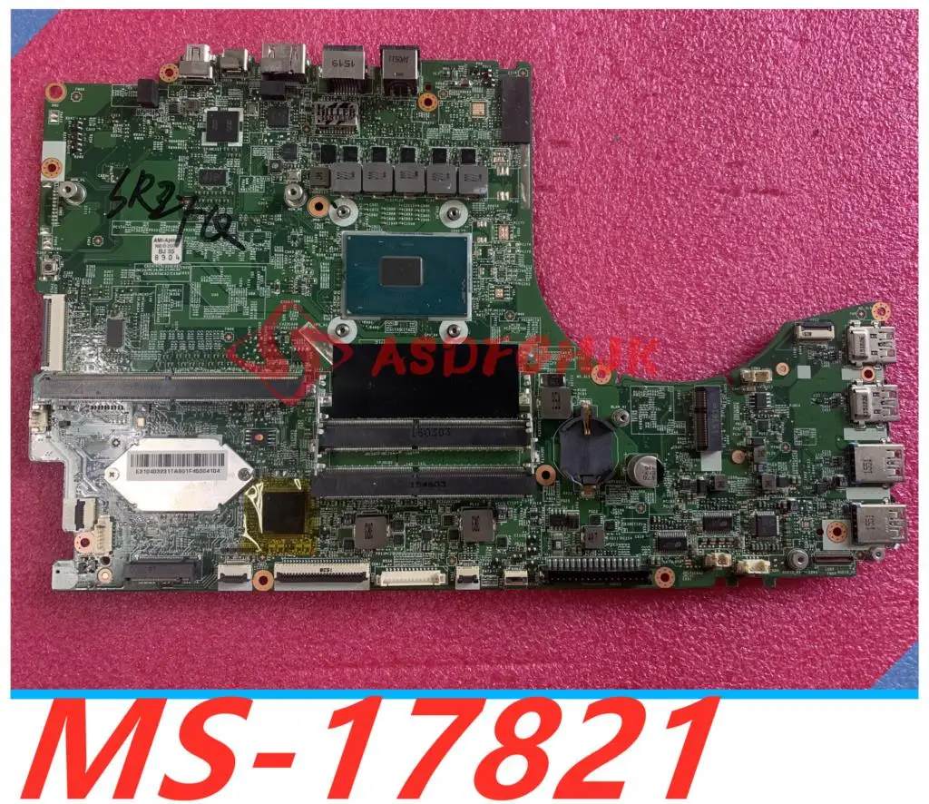 

Original MS-17821 VER 2.0 For MSI GT72S 6QF MS-1782 notebook motherboard CPU i7 6700HQ DDR4 100% Perfect Work