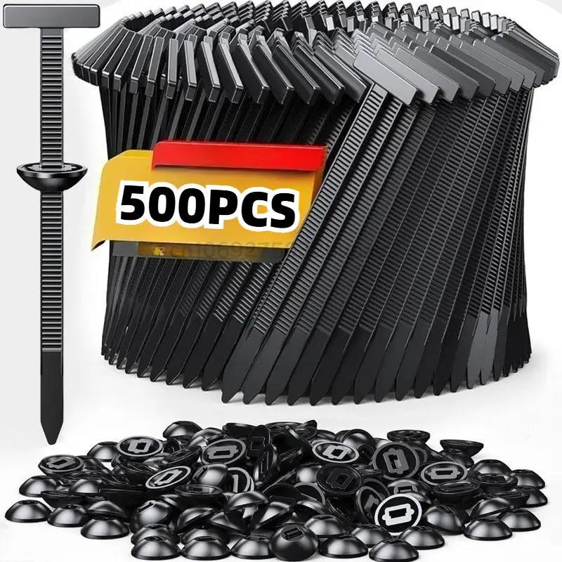 Heavy Duty Zip Ties with Buckles Self Locking Cable Ties Nylon Cable Tie Replaceable Fixed Fasteners Car Repair Fastening Straps
