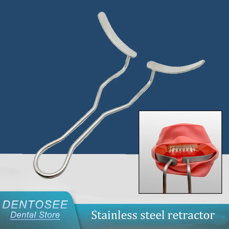 

1 шт., стоматологический ртут для расширения губ, открывалка для рта с клапаном, хирургические инструменты Vestibulum из нержавеющей стали для рта и щек