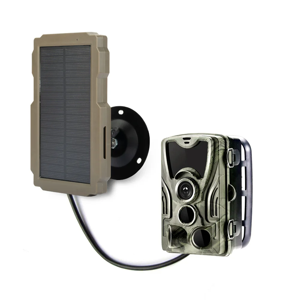 Trail Game Camera Solar Panel Kit 3000mAh/8000mAh 6V-12V Rechargeable Solar Charger for Hunting Camera