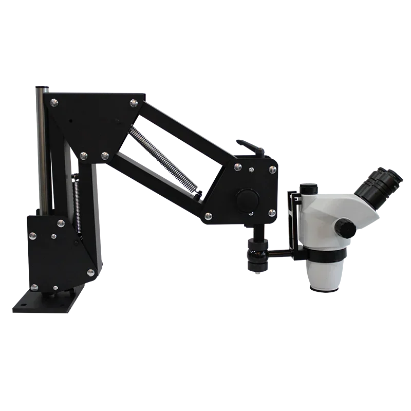 

COSSIM 6.5~55X Gem Jewelry Tools Equipment Diamond Setting Zoom Microscope Machine Stand With Head Holder For Jewelry Inspection