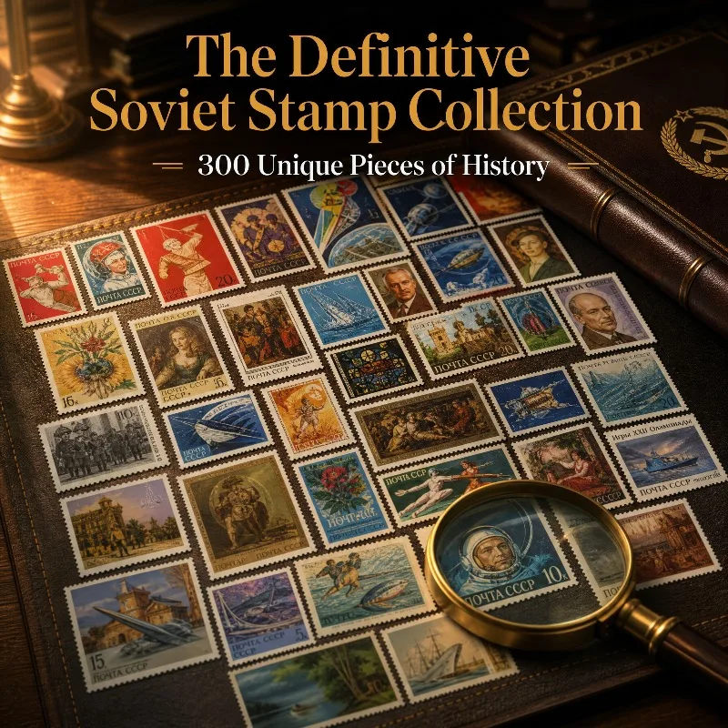 300Pcs/Lot MNH New USSR CCCP Postage Stamp All Different NO Repeat Postage Stamps for Collecting