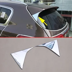 Rear Spoiler Wing Trims For Kia Sportage QL 2016 2017 2018 2019 2020 2021 Chrome Tailgate Trunk Window Garnish