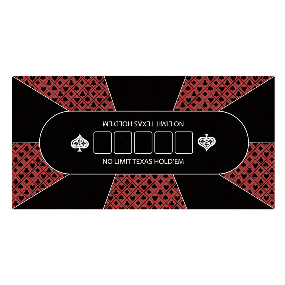 

Large Texas Hold'em Poker Mat Poker Mat Rubber Professional Casino Table Mats Mahjong Board Games Tablecloth Accessories