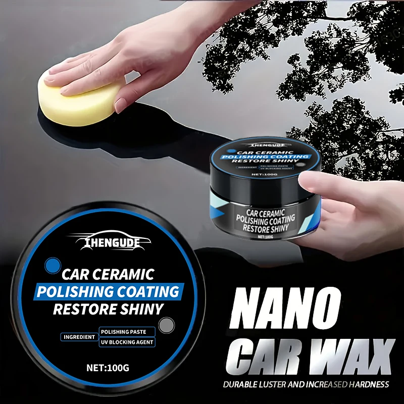 

Черный автомобильный воск с кристаллическим гальваническим покрытием, для полировки и улучшения блеска лакокрасочного покрытия автомобиля