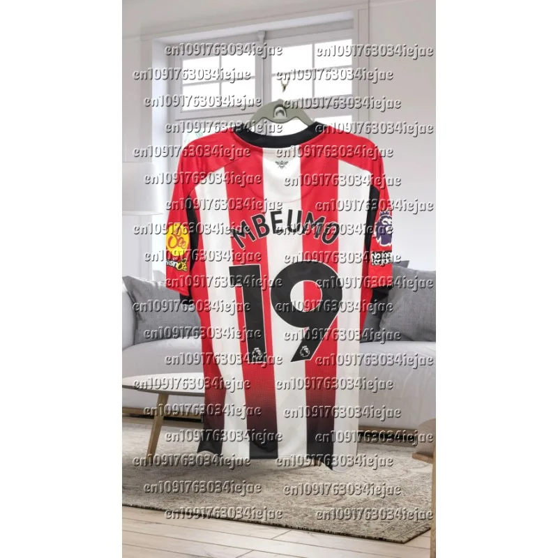 

MOTO 2025 Football Uniforms, Training Uniforms, and Casual Quick-drying 3D Printed Brentford Home Jerseys for The 24-25 Season