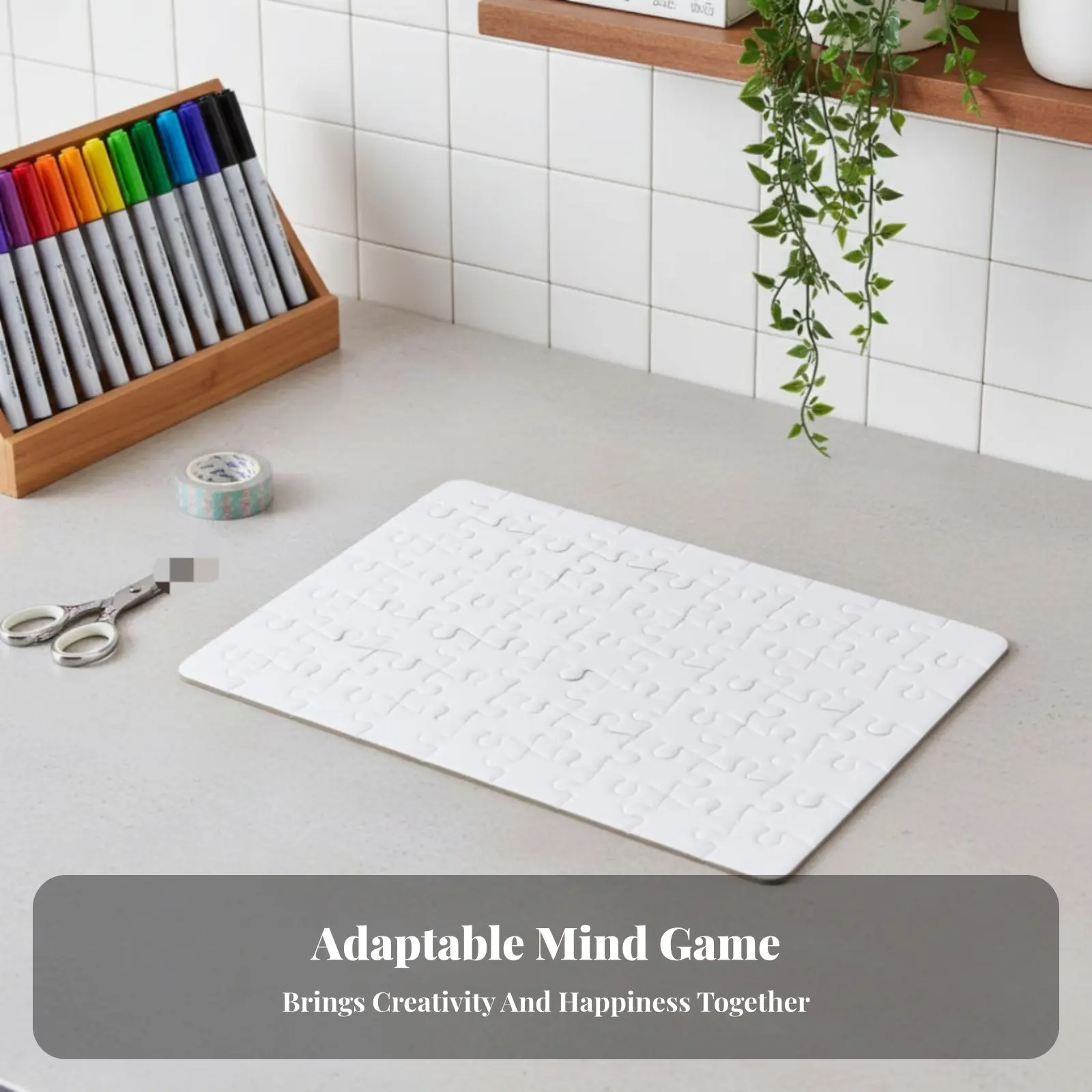 

Paper Blank Jigsaw Puzzle, Sublimation, Heart/Round/Large/Letter/Small Size, DIY Photo Transfer