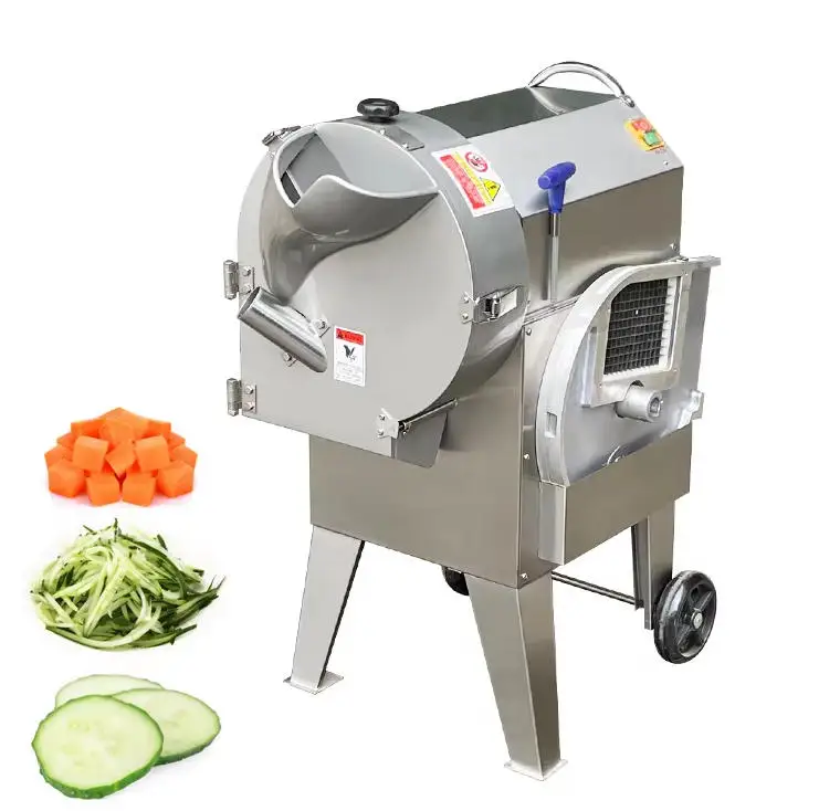 Vegetable Fruit Slicer Shredder Cutter Machine for Scallion Papaya Strawberry Carrot Strip Cutting