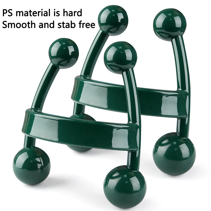 H Shape Trigger Point Body Massager For Body Deep Tissue Massage Portable Handheld Massaging Tool For Trapezius Waist Back Hands