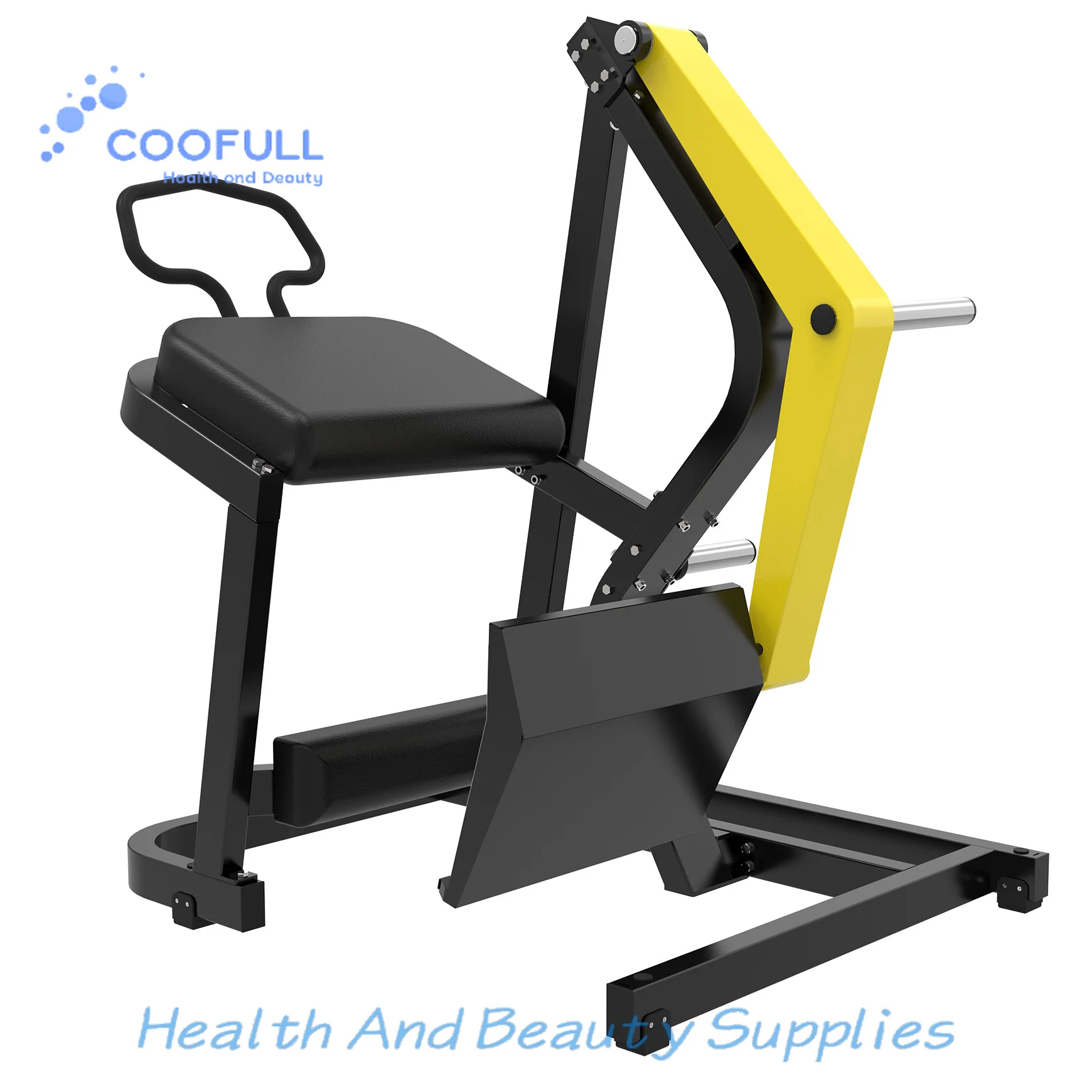 Coofull DA40 Steel Back Leg Lift Exercise Trainer with Safety Features 6 Ton Capacity 200kg Max User Weight for Commercial Use