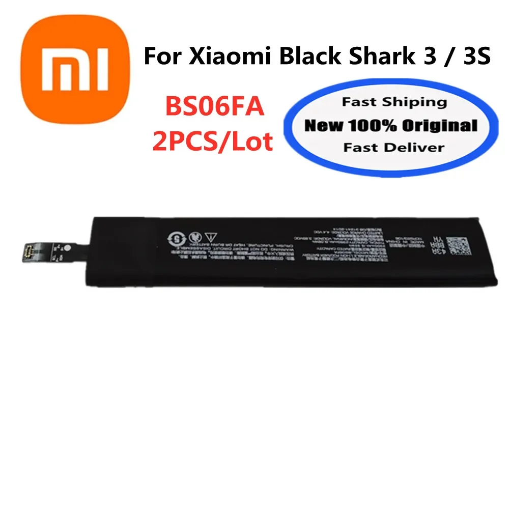 

Новый оригинальный аккумулятор BS06FA для Xiaomi BlackShark Black Shark 3 3S 2360 мАч