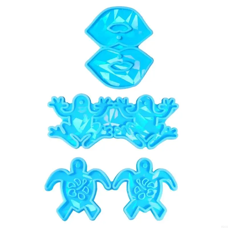 

R9JE Stylish Necklace Pendant Making Silicone Mold Durable Resin Mold for DIY Project