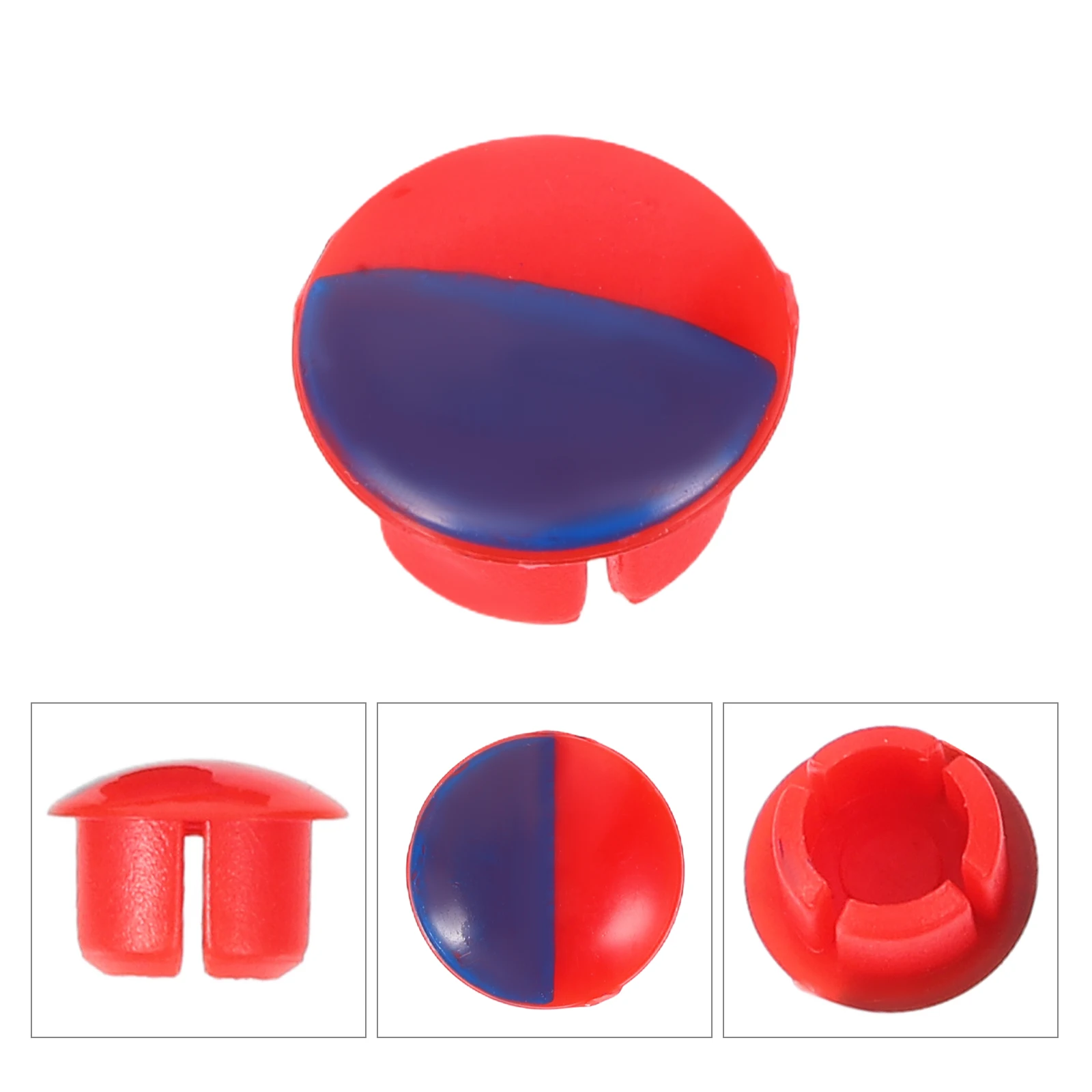

20pcs Hot Cold Faucet Caps Water Tap Indicator Buttons For Kitchen Bathroom Hotel Restaurant School Easy Install Durable Red