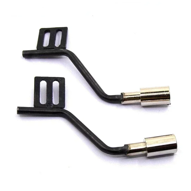1 paio di accessori per tubi di scarico decorativi per simulazione auto RC in metallo per scx10 1/10