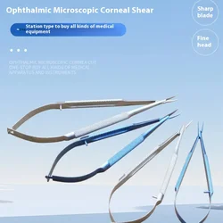 AIQUE Medical Surgical Microinstruments Corneal Scissors Suture Removal Scissors Surgical Tools Stainless Steel ophthalmology
