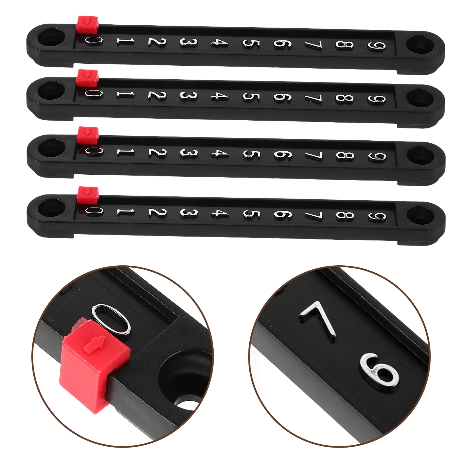 

4 Pcs Football Table Scorer Desktop Game Foosball Accessories Parts Replacement Decorations Party Supplies