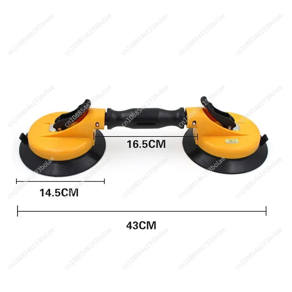 Automotive Car Glass Suction Cup Windshield Curved Extractor Double Claw Rubber Cup 14.5CM Suction 45KG