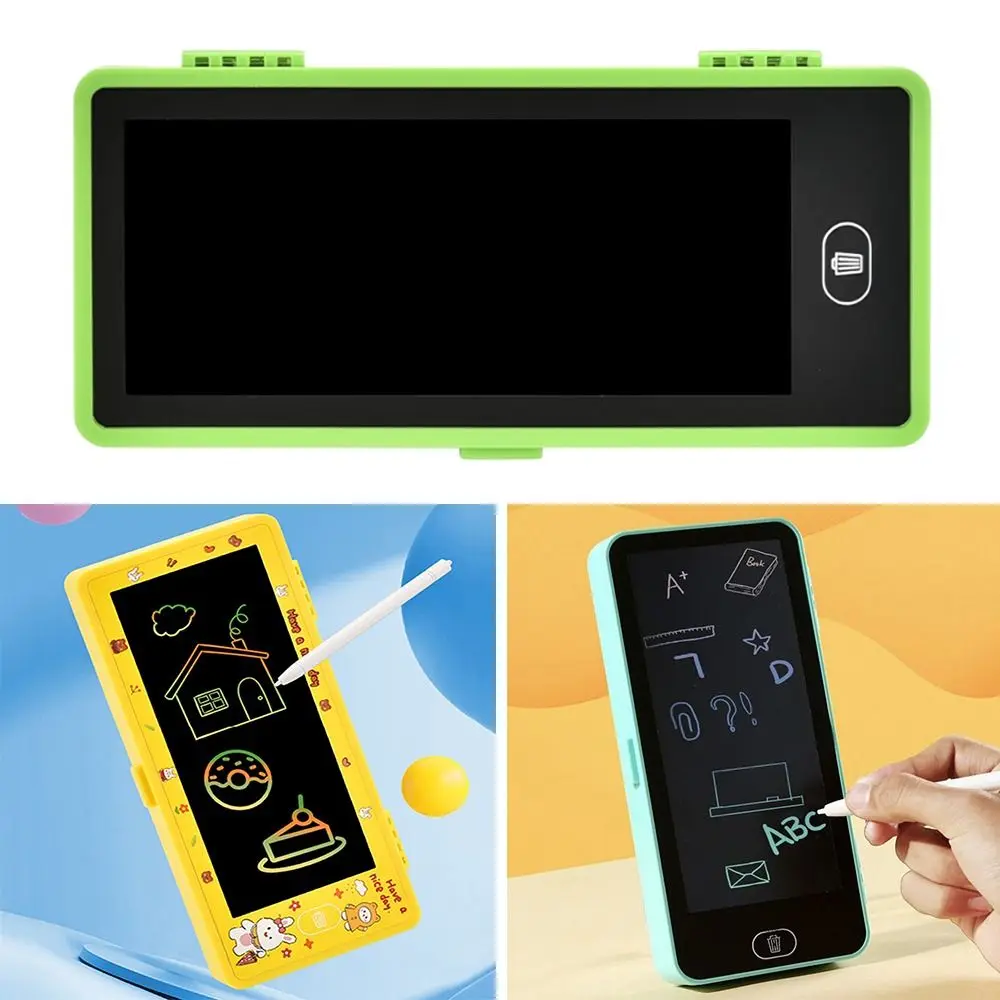 Multifunctional with LCD Screen Pencil Case Erasable Drawing Board 2-in-1 Pen Box Cute Handwriting Pen Bag School Office