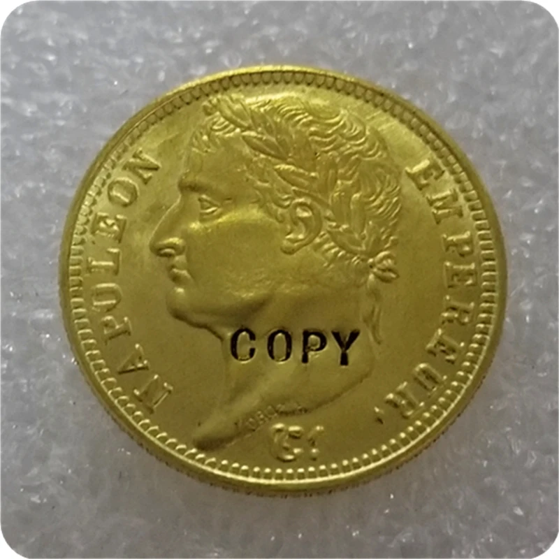 France, Napoleon I, 20,40 Francs,1809 Gold Copy Coins