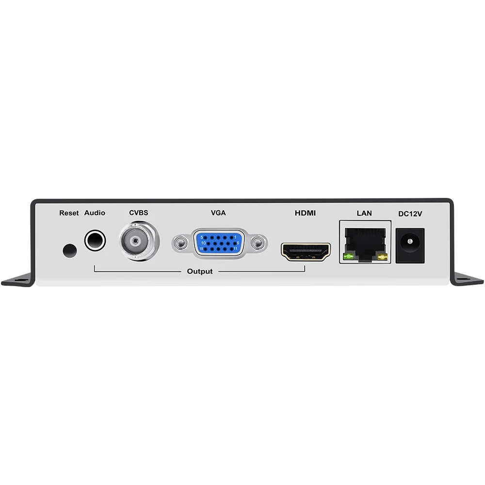 Imagem -05 - Decodificador Uhd 4k H.265 H.264 Hdmi Vga Cvbs Vídeo hd sd Decodificador de Streaming ip Srt Https Rtsp Rtmp Udp Hls para Receptor Hdmi Vga Cvbs