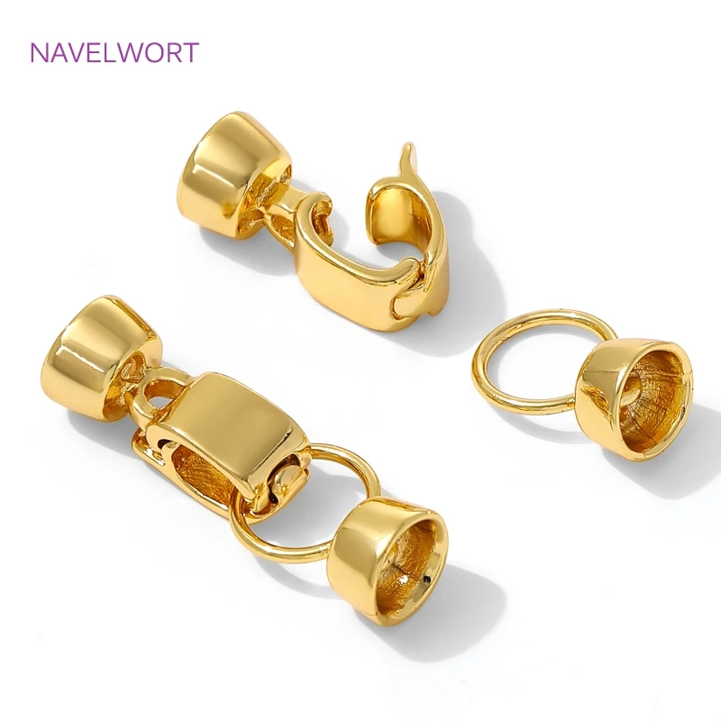 18K Gold Plated Brass Pearl Clasps Connector Clasps For Jewelry Making Findings,Locks For Jewelry,Accessories For Bracelets