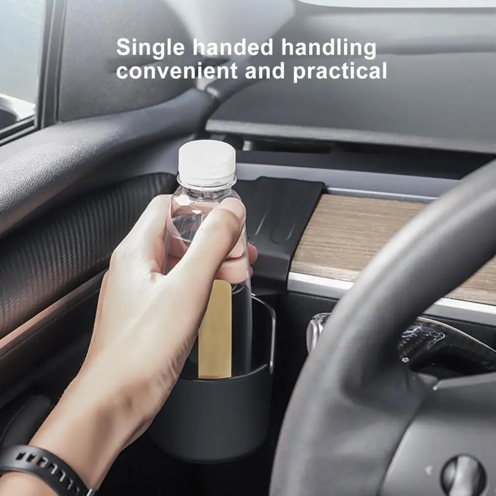 

One-handed Use Cup Holder for Car Cup Holder Dashboard Phone Mount for Tesla Model Y Model 3 Easy Installation for Car