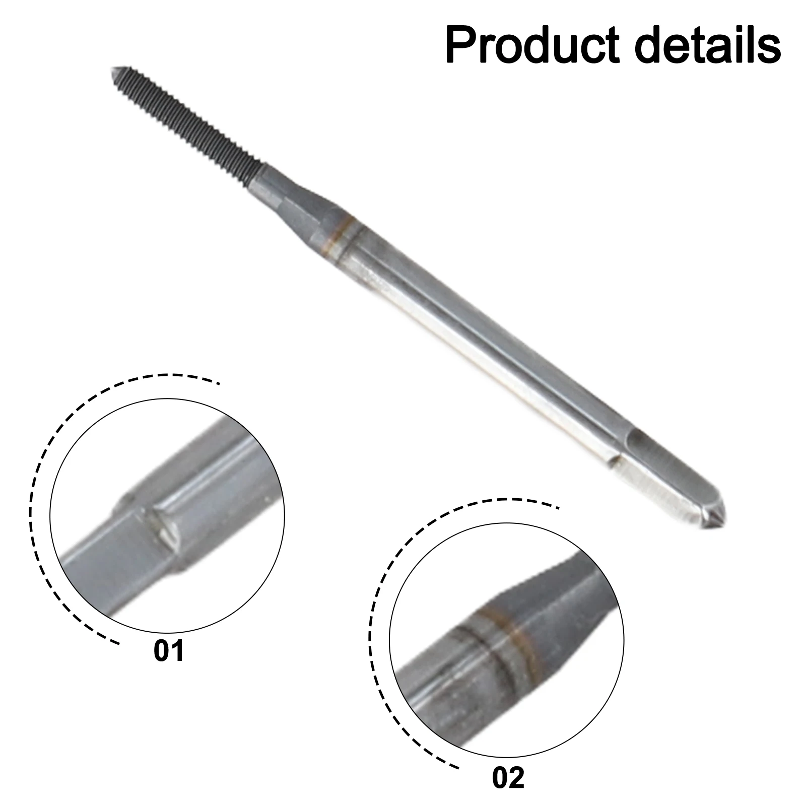 Chip-Free Tapping M10 Cobalt Taps Easy Clamping High Performance Low Hardness Materials Molding Design Cobalt Stainless Steel