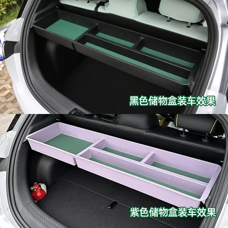 Per BYD Dolphin 2022 2023 2024 accessori scatola di immagazzinaggio tronco a strati sospensione Design stivaggio riordino Para 4L grande capacità