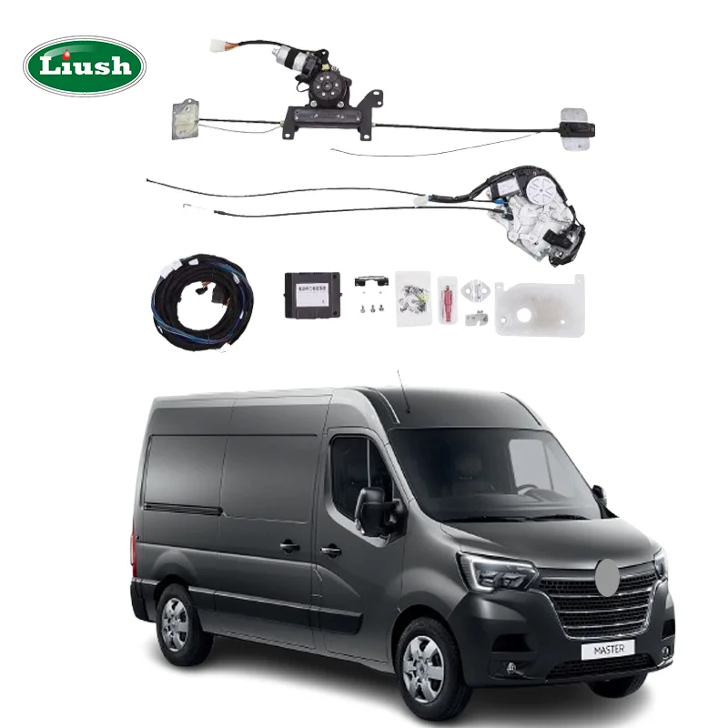 

New Electric Middle Car Door Kit For Opel Movano Nissan NV400 Remote Control Power Sliding Car Door For Renault Trucks Master