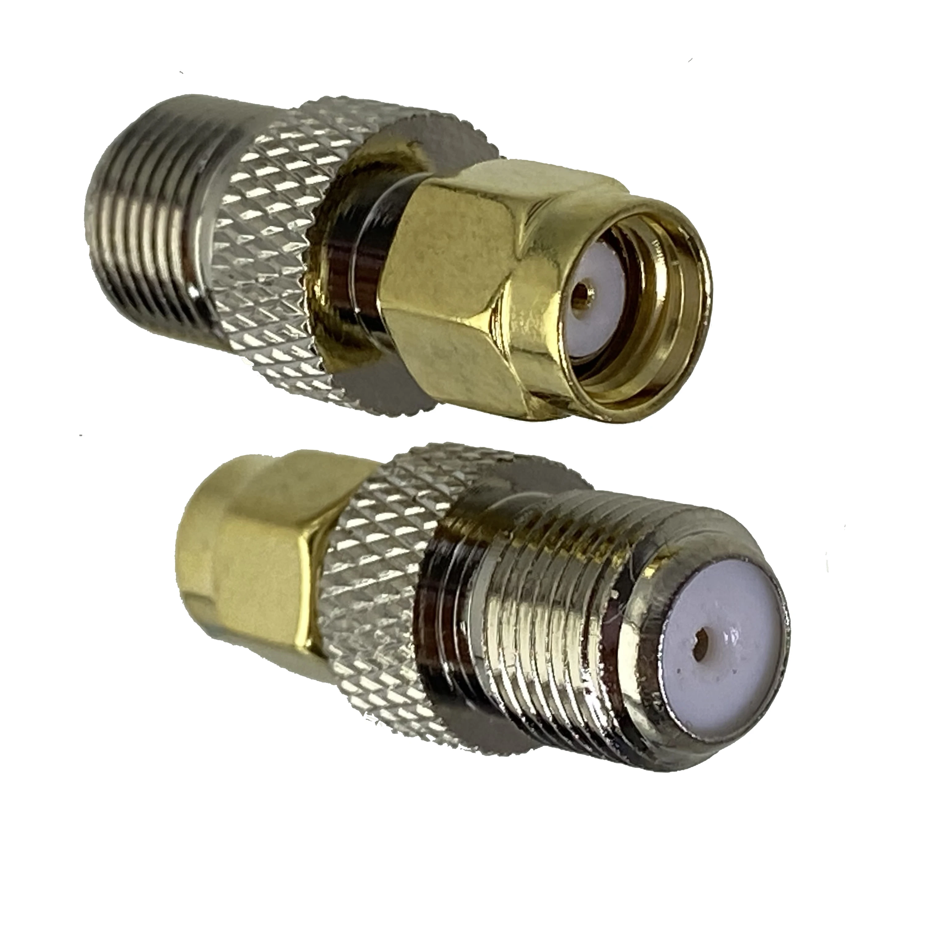 

1pcs Connector Adapter F TV Female Jack to RP SMA Male Jack Wire Terminal RF Coaxial Converter