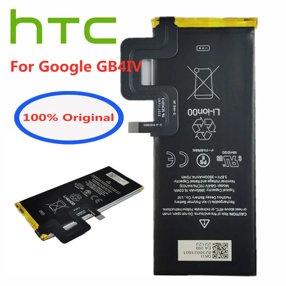 GB4IV batteria ricaricabile originale per HTC Google GB4IV cellulare 3885mAh capacità batterie di ricambio Bateria