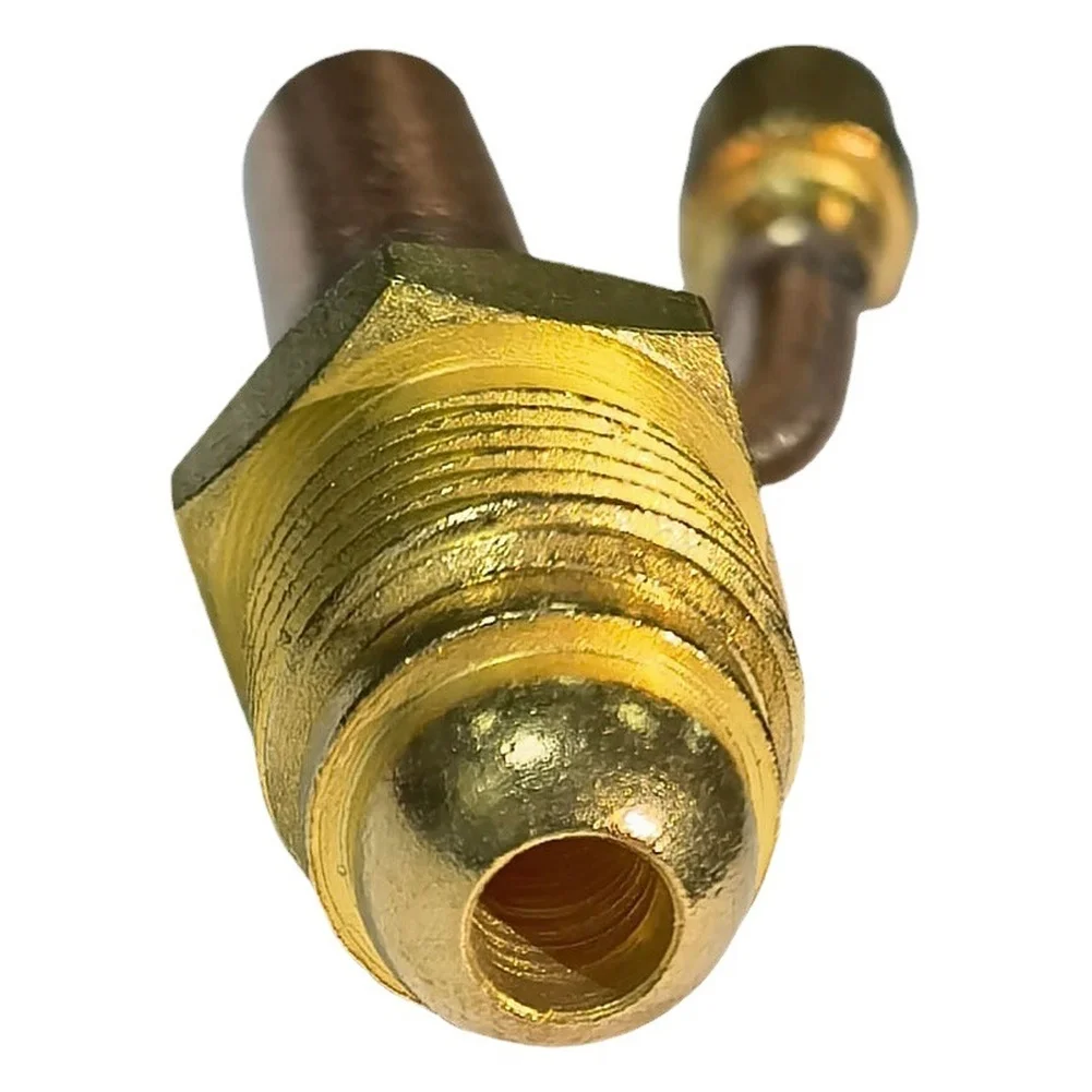 Copper Front Connector For WP 26 Welding Torch With Adjustable Hex Screw Design For Secure Air Tube Connection