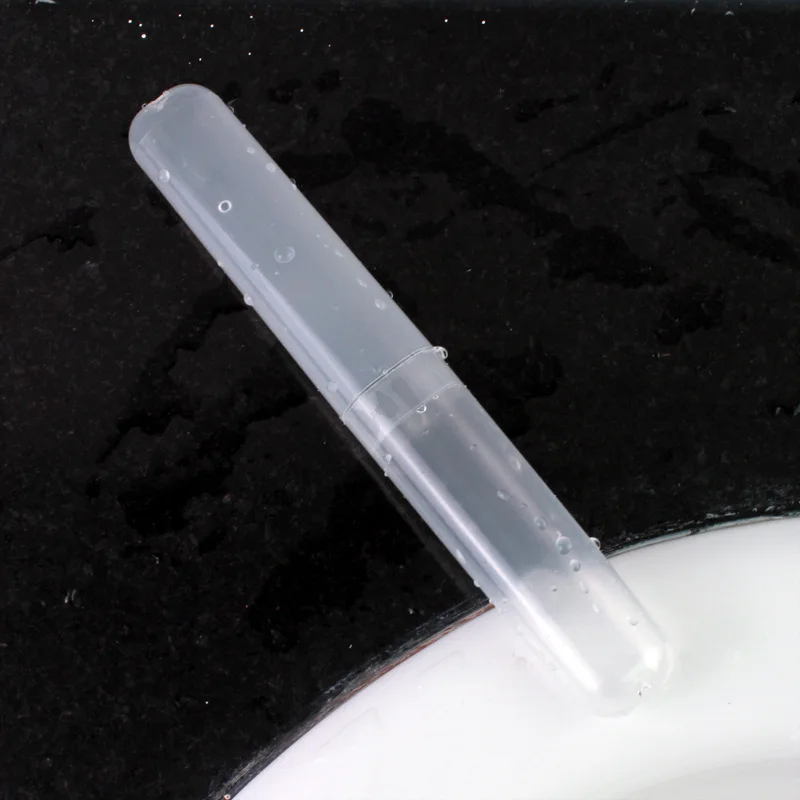 Cabeça de escova de dentes proteger capa tubo caixa portátil caixa de armazenamento capa de escova de dentes viagem acampamento caminhadas doce cor reutilizável