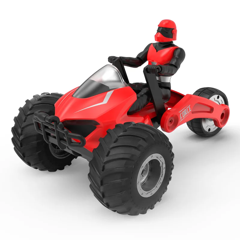 1:16 2.4G Rc Auto Afstandsbediening Auto Roterende Motorfiets Licht Muziek Dansende Vervorming Stunt Auto Kinderen Speelgoed Voor Jongen Cadeau