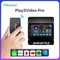 Ottocast Play2video Pro coche Android Ai Box inalámbrico CarPlay Android Auto adaptador para aplicación Netflix Sigle WiFi Plug And Play