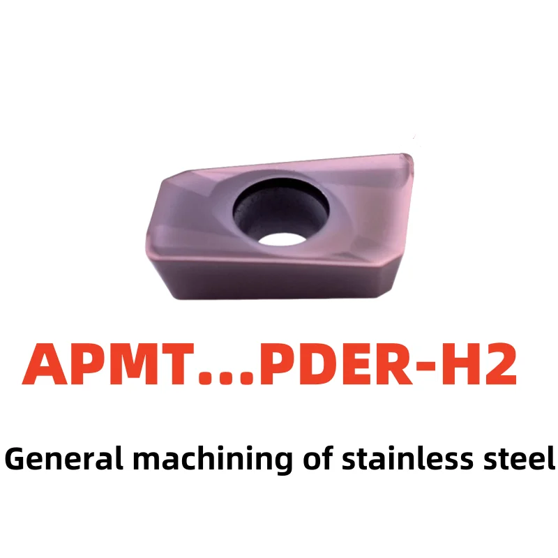 5PCS APMT...PDER 1135 1604 Macchine utensili CNC Acciaio inossidabile BAP300 BAP400 Inserti per fresa in metallo duro ad angolo retto