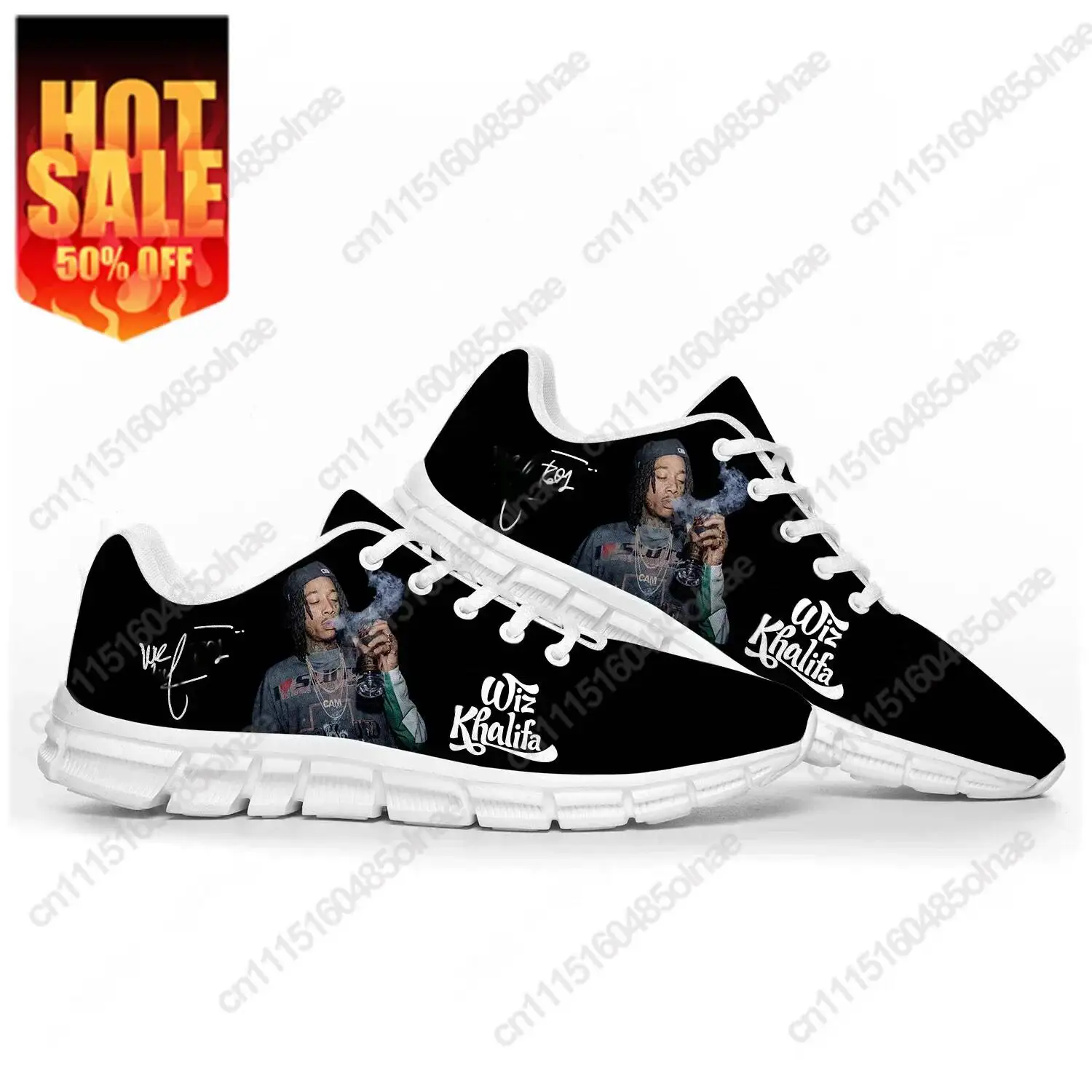 Wiz American Rapper Khalifa Singer Sports Shoes Mens Womens  Customized Sneakers Shoe High Quality Couple Shoes